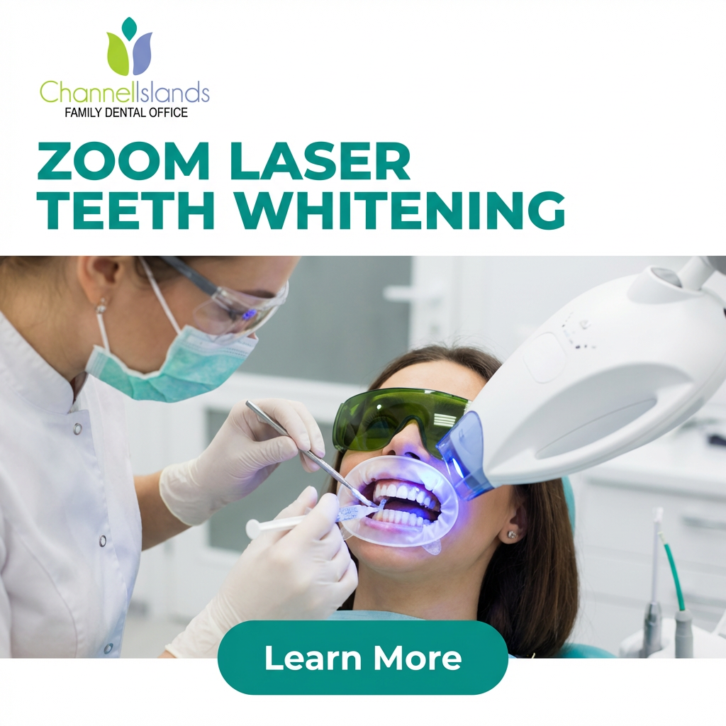 zoom laser teeth whitening in Ventura